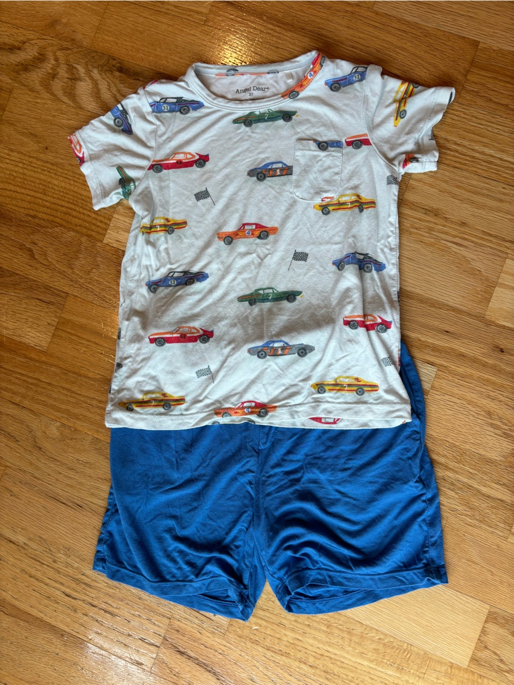 Angel Dear Race Car Bamboo Set